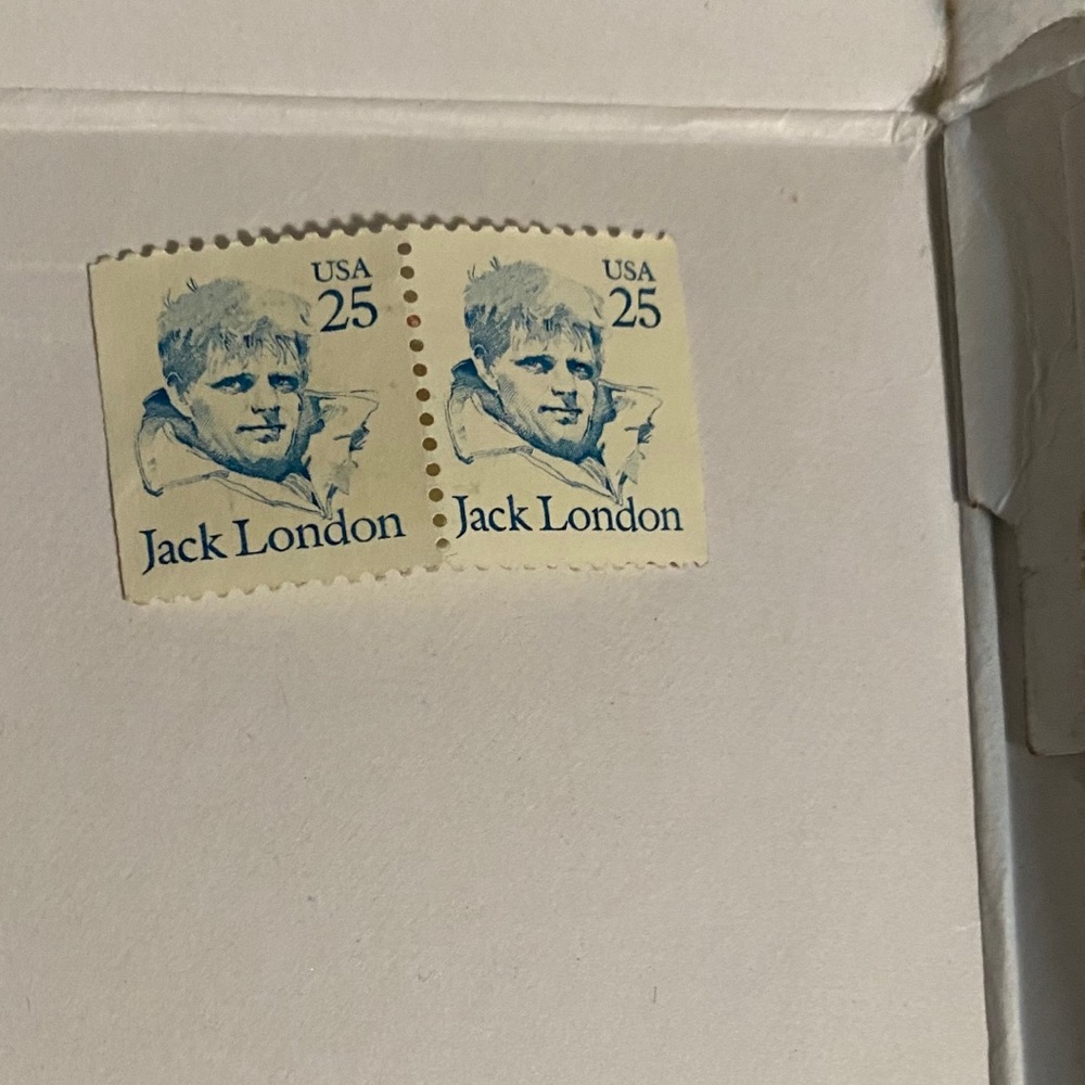 Vintage Jack London 25 Stamps